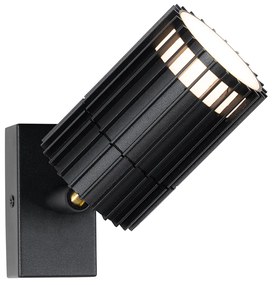 Faretto da soffitto da esterno di design nero IP44 - Boris