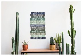 Cartello 30x50 cm I Want More - Really Nice Things