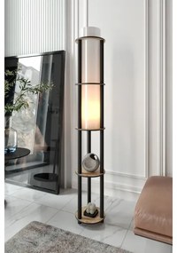 Lampada da terra con ripiani NOTO 1xE27/40W/230V beige/nera