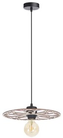 Lampadario a sospensione con filo FALCO 1xE27/60W/230V diametro 30 cm beige