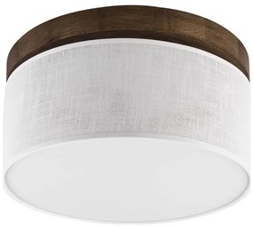 Brilagi - Lampada LED da soffitto BELLADONNA 1xE27/15W/230V Ø30 cm bianco/rovere