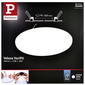Paulmann 92392 - LED/17,5W IP44 Lampada da incasso per bagno VARIFIT 230V