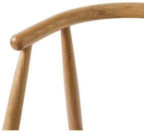 Sedia da pranzo in colore beige-naturale Relate - Unique Furniture