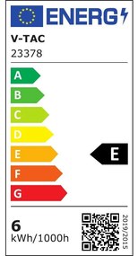 Lampada a Sospensione LED 6 W in Metallo e Vetro – Nero/ambra