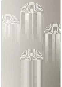 Quadro su tela – Arcobaleno elegante Mid-Century
