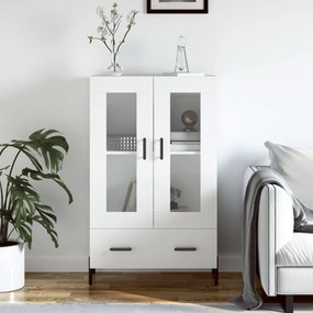 Credenza Bianca 69,5x31x115 Cm İn Legno Multistrato /