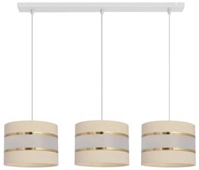 Lampadario su filo HELEN 3xE27/15W/230V crema