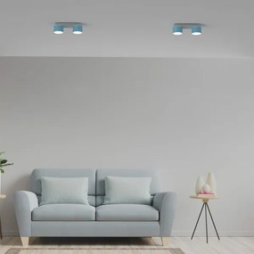 Plafoniera  DIXIE 2xGX53/11W/230V blu