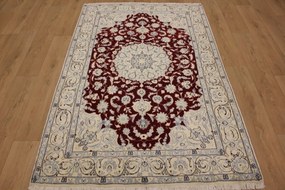 Nain Tappeto 140x220 (Iran) Annodato A Mano