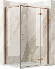 Cabina doccia Rea Bruno 120x90 Brush Copper