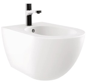 Bidet Sospeso Azzurra Ceramica "Comoda" Bianco Opaco