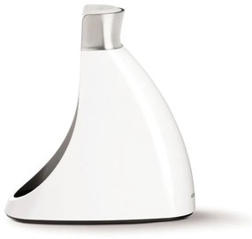 Spazzola per WC in acciaio bianco - simplehuman