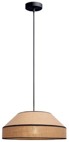 Lampadario a sospensione con filo MANISO 1xE27/60W/230V diametro 45 cm beige