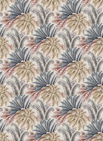 Osborne & Little Tapete Paloma - Terracotta/ Ochre/ Steel