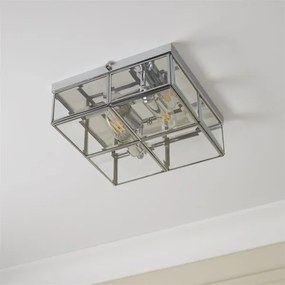 Searchlight 6769-26CC - Plafoniera FLUSH 2xE14/40W/230V cromo