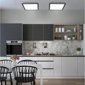 Leuchten Direkt 14755-18-Plafoniera LED dimmerabile FLAT LED/28W/230V + TC