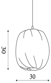 Searchlight SO701959 - Paralume SHADE per portalampada B22 / E14 / E27, Ø 30 cm, crema