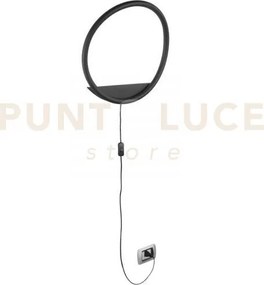 Applique a parete led linger nera 15w 1800lm cct 3000k 4000k 6500k ...