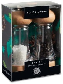 Cole&Mason - Set di macinini per sale e pepe BASICS 2 pezzi faggio 16 cm