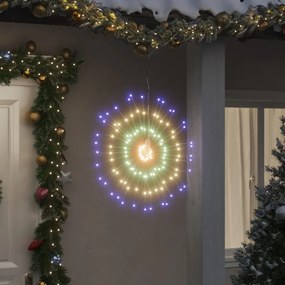 Illuminazioni di Natale Galassia 140 LED 2pz, 4pz, 8pz - Multicolore e Bianco 17 cm, Multicolore / 2pz