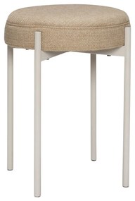 Sgabello beige Silo - Hübsch