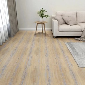 Listoni Per Pavimenti Autoadesivi 20 Pz İn Pvc 1,86 M² Marroni /