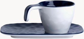 Set di 6 tazzine da caffè con piattino Summer