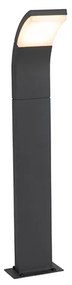 Paletto da giardino moderno antracite 60 cm con LED IP54 - Litt