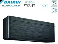 Climatizzatore Condizionatore Daikin Bluevolution Trial Split Inverter serie STYLISH REAL BLACKWOOD 7+7+7 con 3MXM40N R-32 Wi-Fi Integrato 7000+7000+7000 Colore Legno Nero - Garanzia Italiana