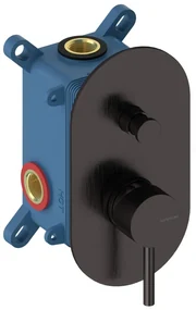 Rubinetto per doccia ad incasso monocomando Loop grigio lucido SANYCCES