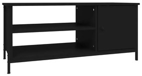 Mobile porta tv nero 100x40x45 cm in legno multistrato