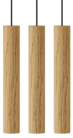 Chimes Cluster 3 Lampada a Sospensione Quercia - UMAGE