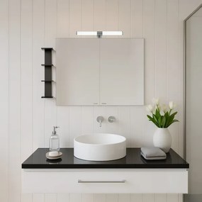 Lampada LED per specchio da bagno APA LED/6W/230V 40 cm IP44 cromo lucido