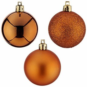 Set di palline di Natale Arancio 5 x 6 x 5 cm (48 Unità)