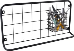 Organizzatore da parete in nero Open Grid - PT LIVING