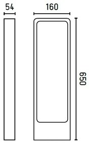 FARO 75520 - Lampada LED da esterno DAS LED/5W/230V IP54