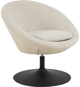 Poltrona beige girevole Center – Actona