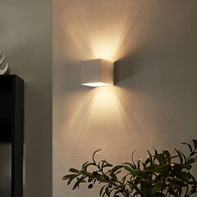 Applique a LED Arcchio Zuzana, angolare, bianco, larghezza 9,7 cm