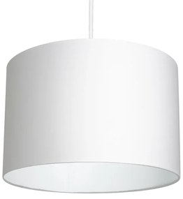 Lampadario a sospensione con filo ARDEN 1xE27/60W/230V diametro 25 cm bianco