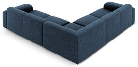 Divano angolare blu scuro (angolo variabile/ a L) Molino - Micadoni Home