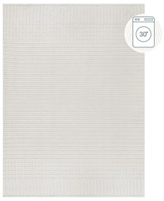 Tappeto in ciniglia lavabile bianco 160x240 cm Elton - Flair Rugs