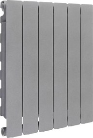 Termosifone in alluminio 6 elementi interasse 600 mm PRODIGE MODERN graphite