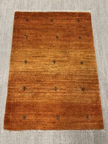 Gabbeh Tappeto persiano 80x120 Giallo (Iran) Annodato A Mano