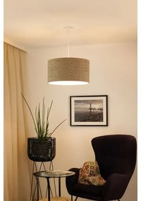 Brilagi - Lampadario a sospensione con filo BOUCLE ROLLER 1xE27/15W/230V diametro 45 cm marrone