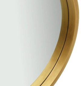 Specchio da Parete con Cinghia 40 cm Oro