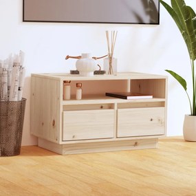 Mobile Porta Tv 60x35x37 Cm İn Legno Massello Di Pino /