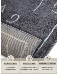 Tappeto per bambini grigio scuro 120x170 cm Gameplan - Hanse Home