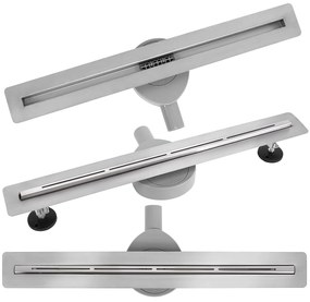Canalina di scarico Rea FILO Nickel Brush 60