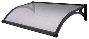 LEDDY - pensilina porta ingresso in policarbonato alveolare fotovoltaica con led