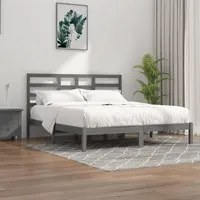 Giroletto Grigio in Legno Massello 200x200 cm 3105817